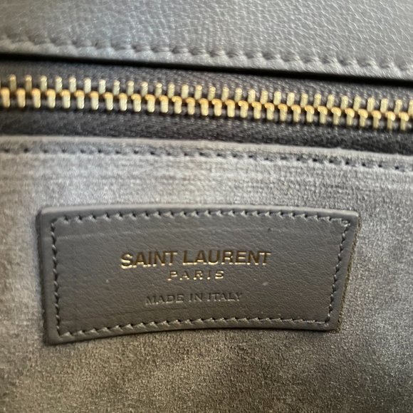 YSL Saint Laurent Sac de Jour in Grey (Like New) - Picture 10 of 12
